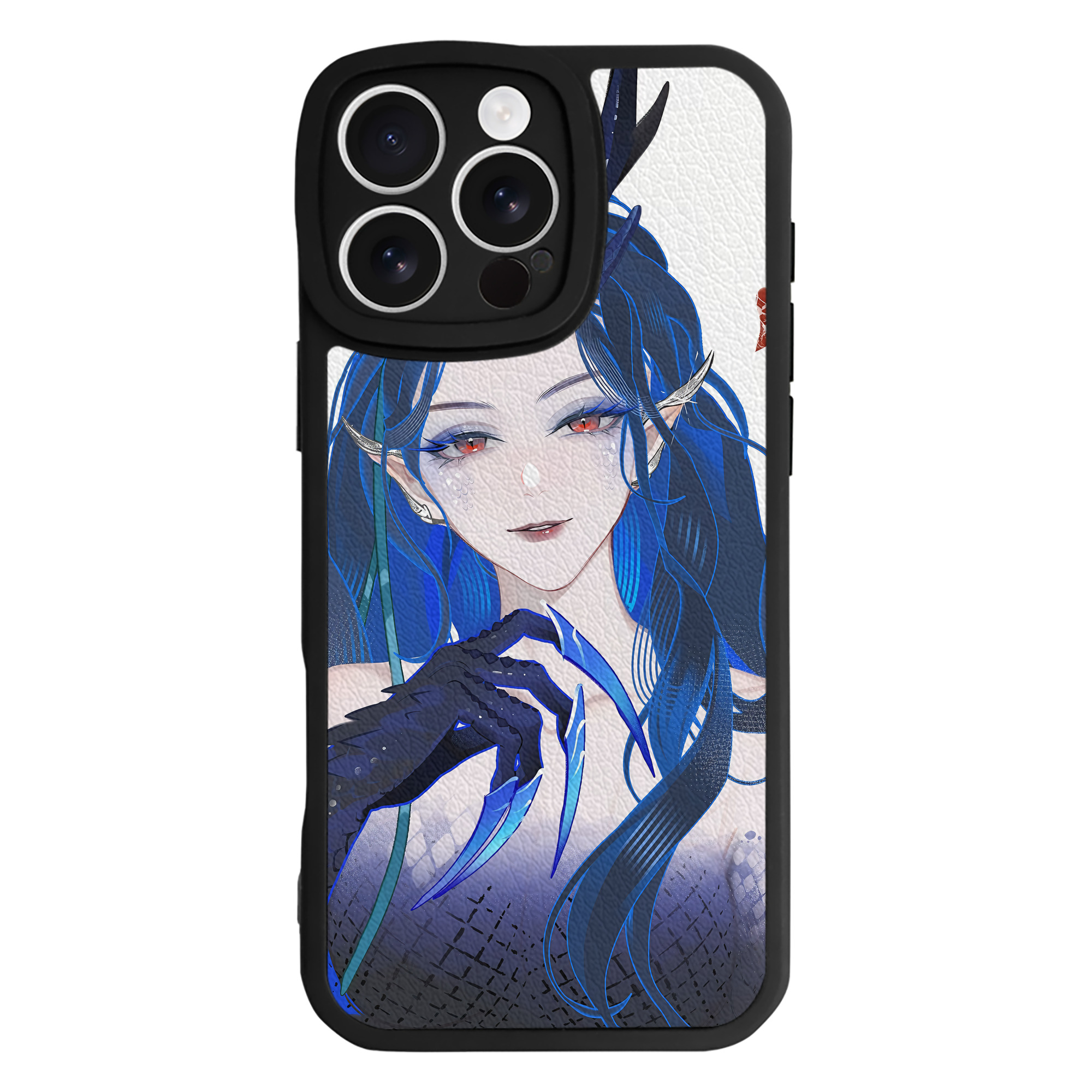 （画像用） Ne Zha 2 ナタ 魔童の大暴れ 【iPhone 16シリーズ対応】シリコンスマホケース（レザー調） 材質：シリコン